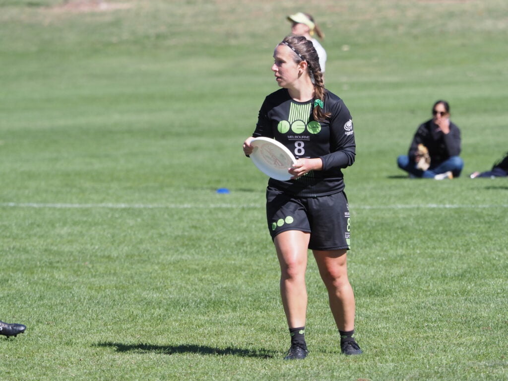 Jodie Palmer in action for Ellipsis