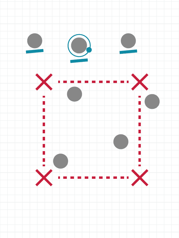 Box defence formation